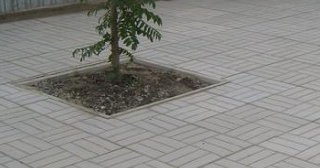 Качественная тротуарная плитка серого цвета в Железнодорожном в октябре