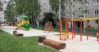 Благоустройство детской площадки во дворе от 1948 руб. в Железнодорожном