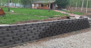 Установка подпорной стенки в Железнодорожном: качество и цена от 2820 руб.