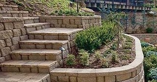Установка подпорных стенок из блоков в Железнодорожном от 3589 руб. - ТротуарнаяПлитка